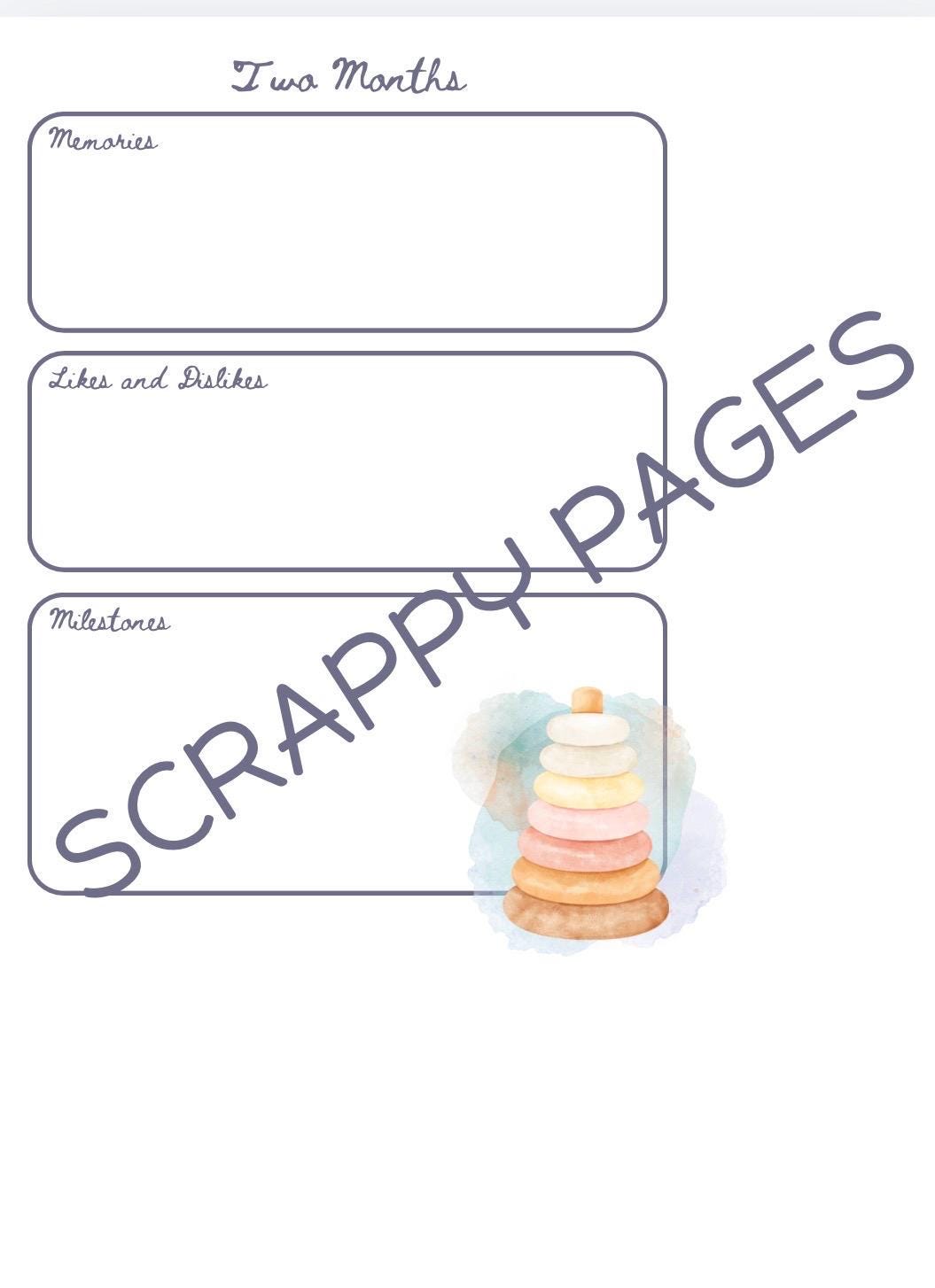 Baby Pages for Storybook Journal: Personal Use