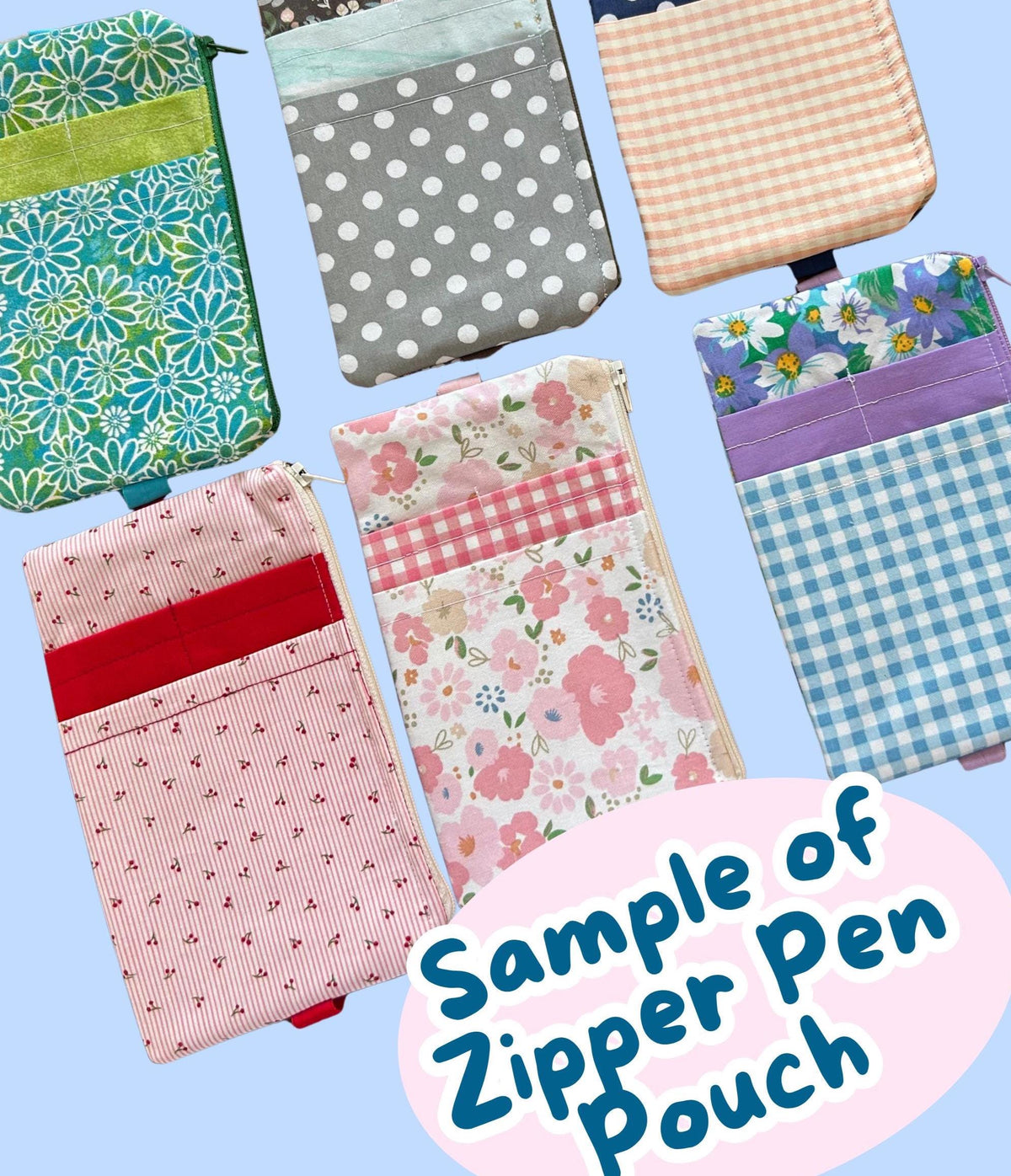 Grandma’s Scrap Basket Handmade Journal Accessories | Pen Sleeve, Pen Pouch, Tassel & Fabric Bookmark