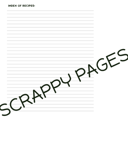 Storybook Recipe Pages: Personal Use