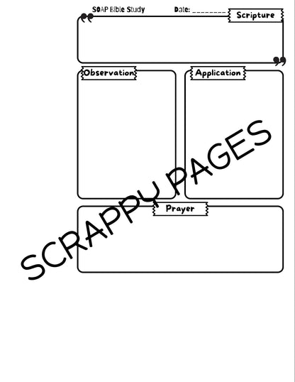 Bible Pages for Storybook Journal: Personal Use