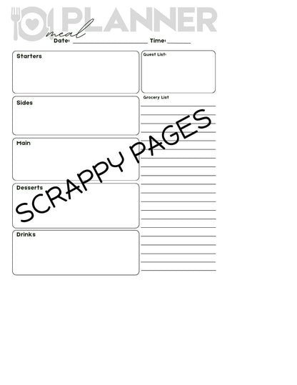 Christmas Planner Pages for Storybook Journal: Commercial Use