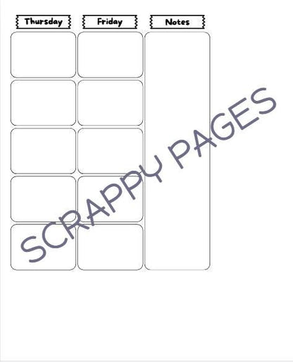 Teacher Planner Pages for Storybook Journal: Personal Use
