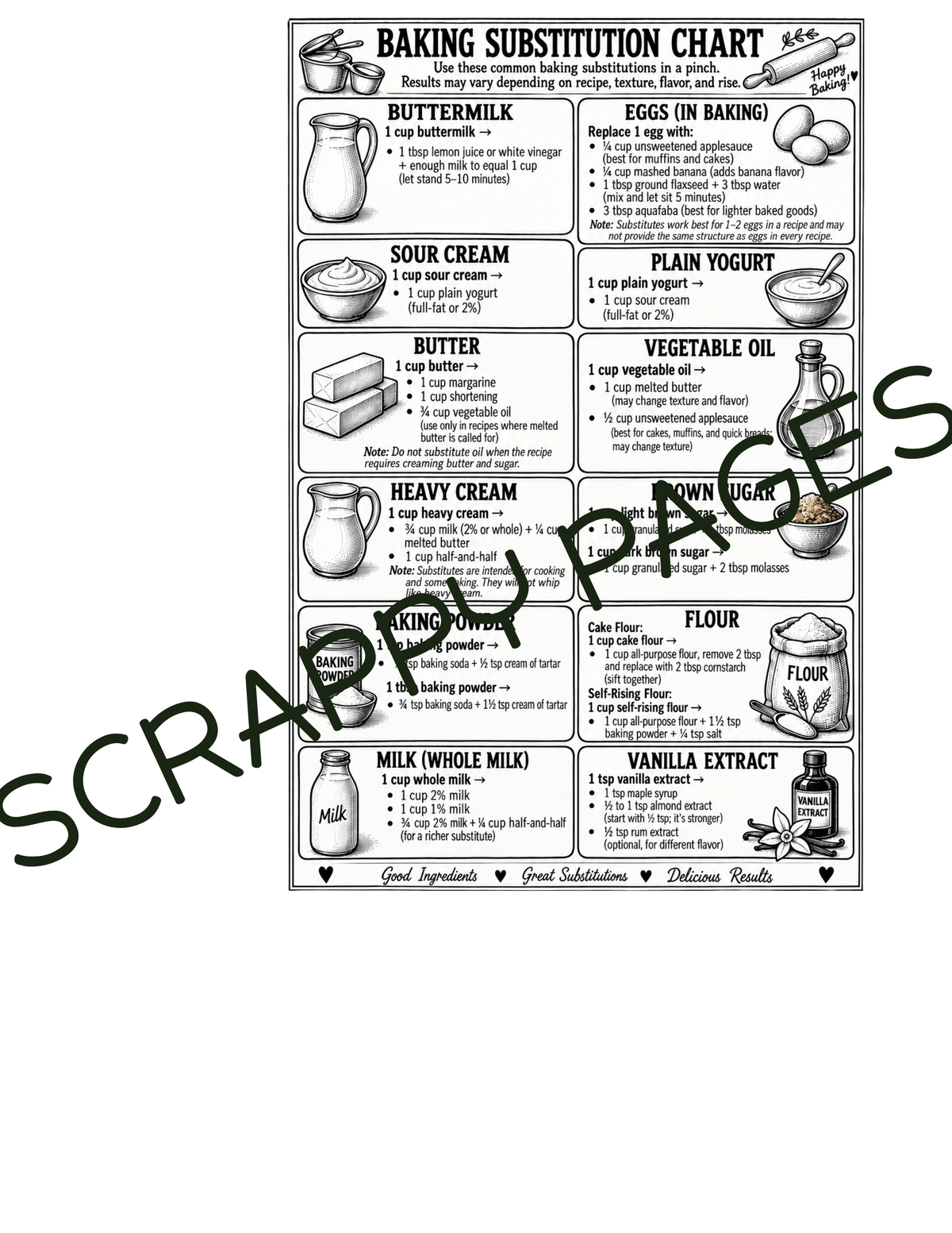 Storybook Recipe Pages: Commercial Use