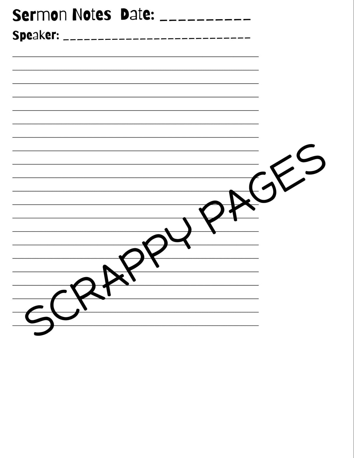 Bible Pages for Storybook Journal: Personal Use