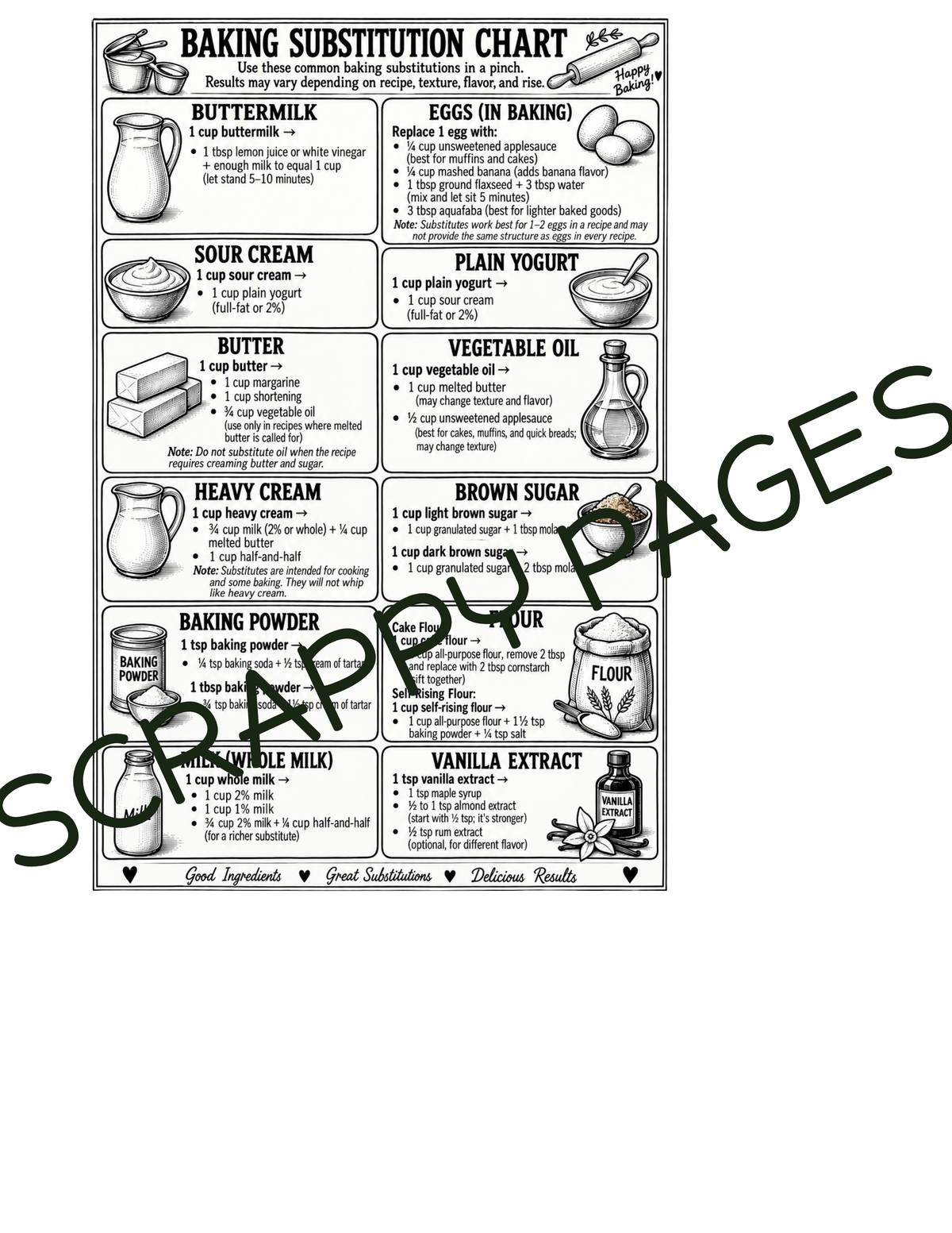 Storybook Recipe Pages: Commercial Use
