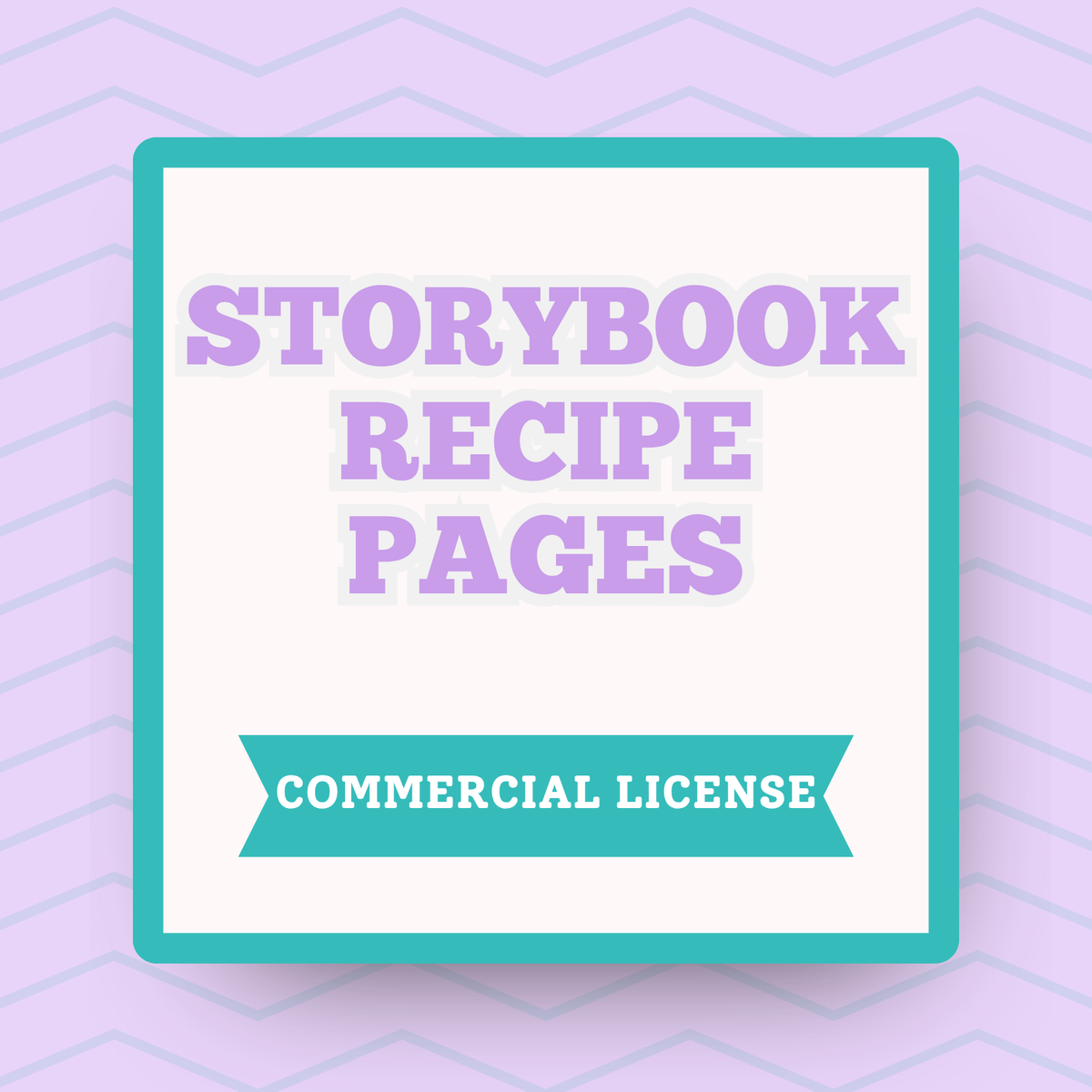 Storybook Recipe Pages: Commercial Use