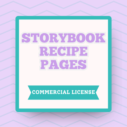 Storybook Recipe Pages: Commercial Use