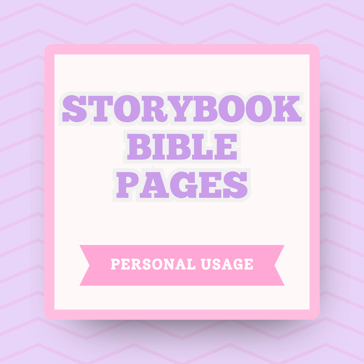 Bible Pages for Storybook Journal: Personal Use