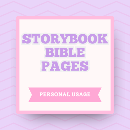 Bible Pages for Storybook Journal: Personal Use
