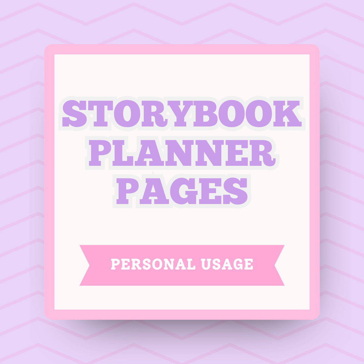 Monthly and Weekly Planner Pages for Storybook Journal: Personal Use