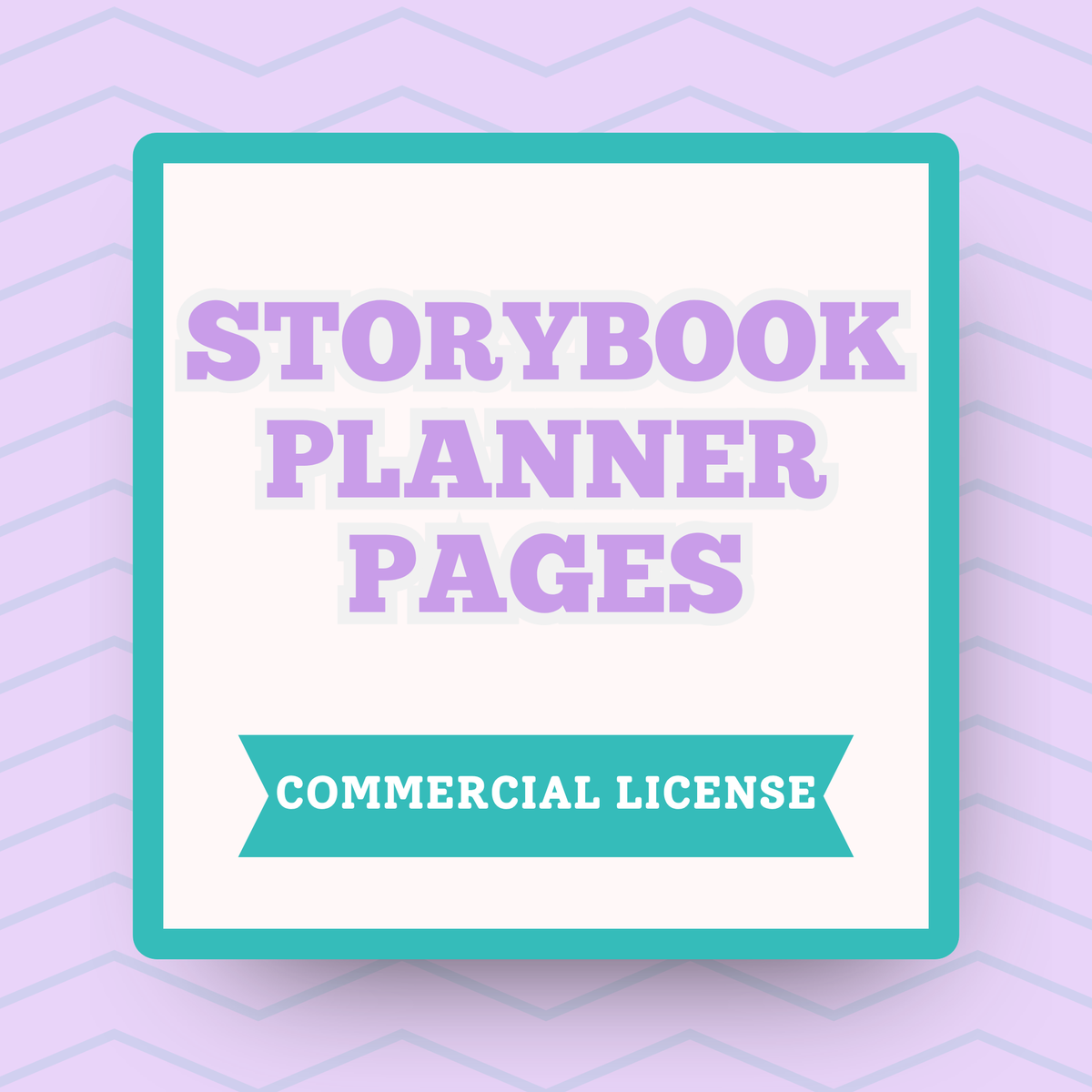 Monthly and Weekly Planner Pages for Storybook Journal: Commercial Use