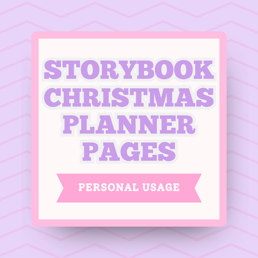 Christmas Planner Pages for Storybook Journal: Personal Use