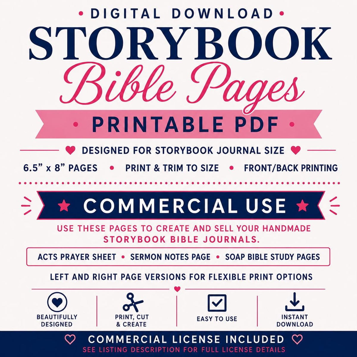 Storybook Bible Pages: Commercial Use