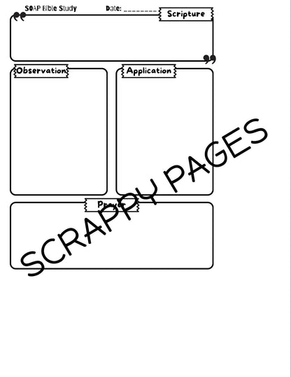 Bible Pages for Storybook Journal: Personal Use