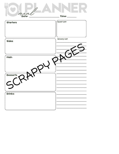 Christmas Planner Pages for Storybook Journal: Personal Use