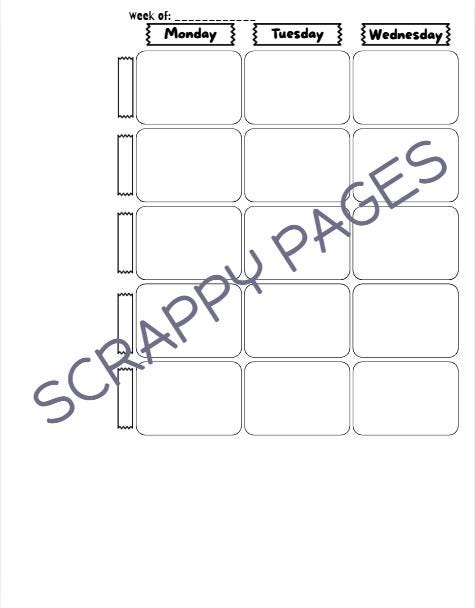 Teacher Planner Pages for Storybook Journal: Commercial Use
