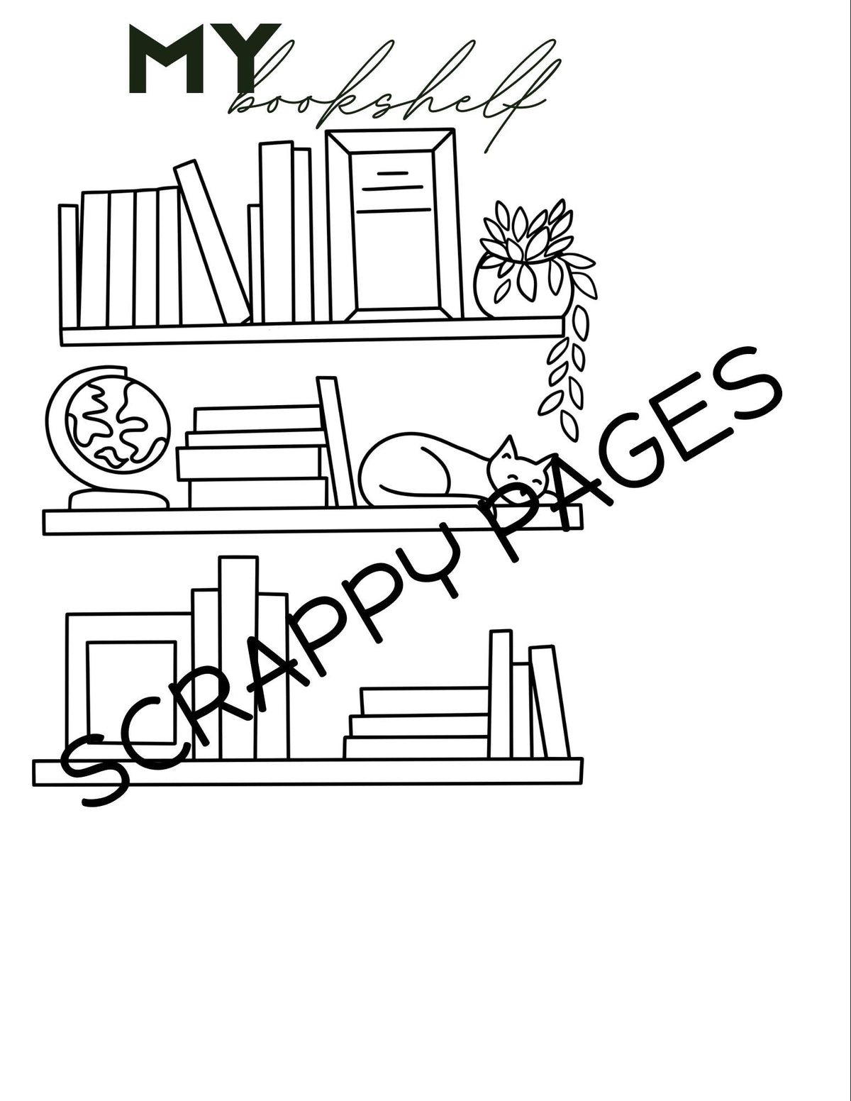Reading Planner Pages for Storybook Journal: Commercial Use