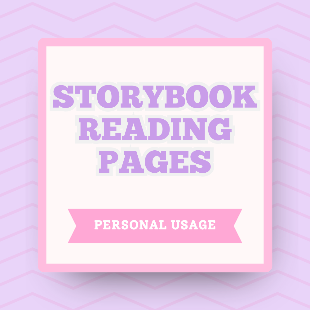 Reading Pages for Storybook Journal: Personal Use